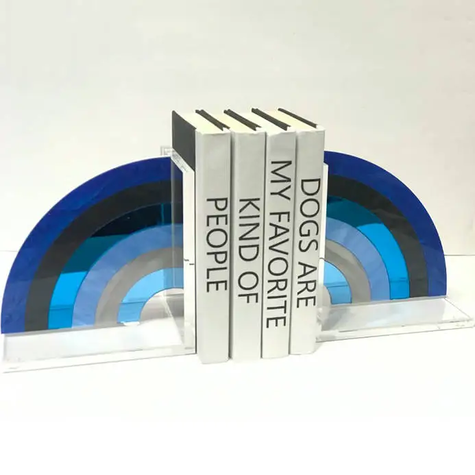 Прозрачная основа акриловая подставка-держатель для книг розовые блестящие сердца Детские