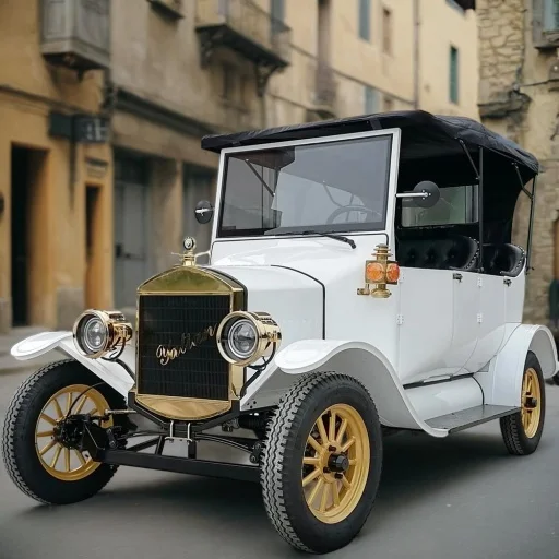Yatian Vintage Retro 5-Seat Electric Sightseeing Car and Shuttle Bus