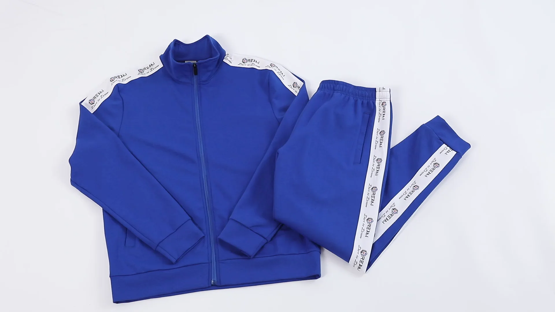Men Custom Sublimation Design Your Own Soccer Training Tracksuit Latest