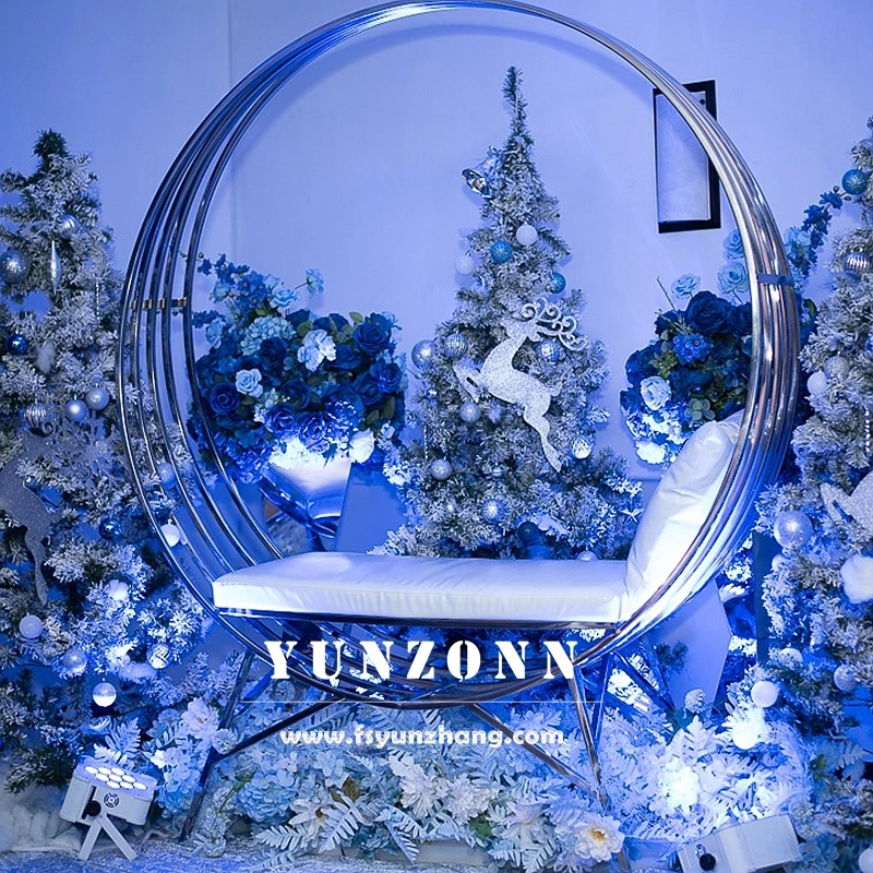 White leather sofa close-up