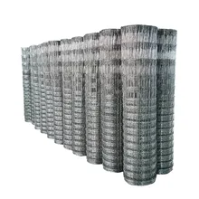 Cheap Wholesale Bulk Galvanized Cattle Fence Mesh Cow Field Fence Net Farm Cow Ranch Farm Fence Roll