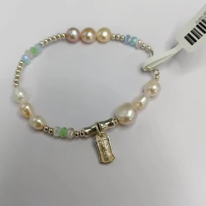 Fashionable Natural Freshwater Women's Pearl Bracelet Wholesale 925 Silver Fashion Accessories