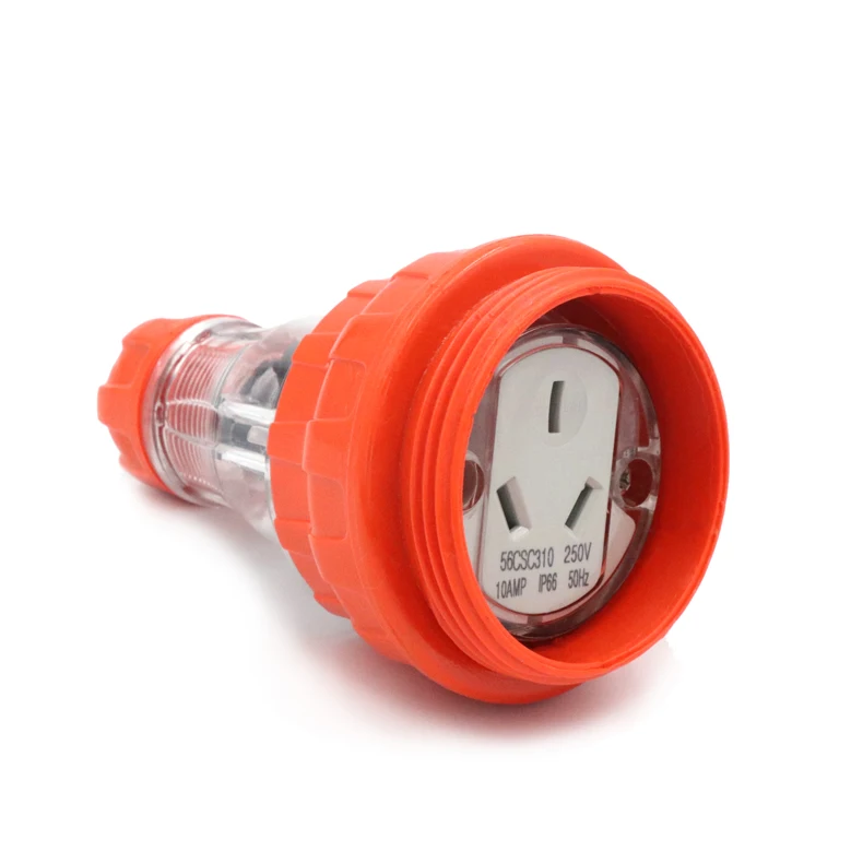 AS/NZS3112 Стандартный IP66 водонепроницаемый 250V 10A 56CSC310 промышленные расширители