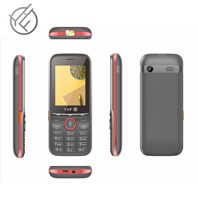 Low Price Dual SIM Card  Key Loudspeaker Big Smartphones Android Button Mobile Phone