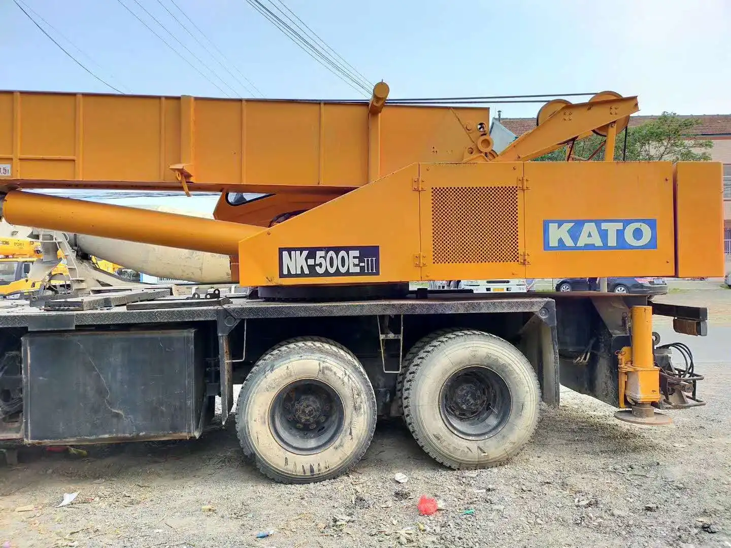 
Автокран КАТО NK-500E, используемый кран, используется чистый Като кран 