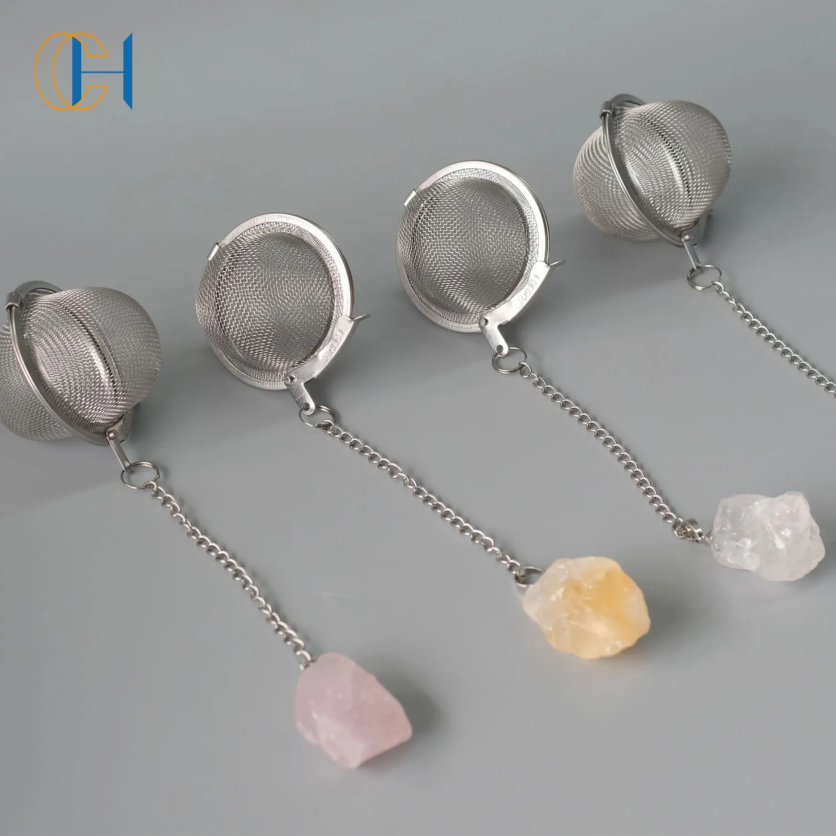 Tea Infuser Wholesale Eco Friendly Unique Tube Shape Durable Crystal