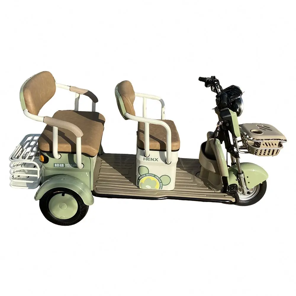 Best Seller Wide Tyre Wheel Electric Scooter for Passengers Tricycle  Electric Bike Wheels