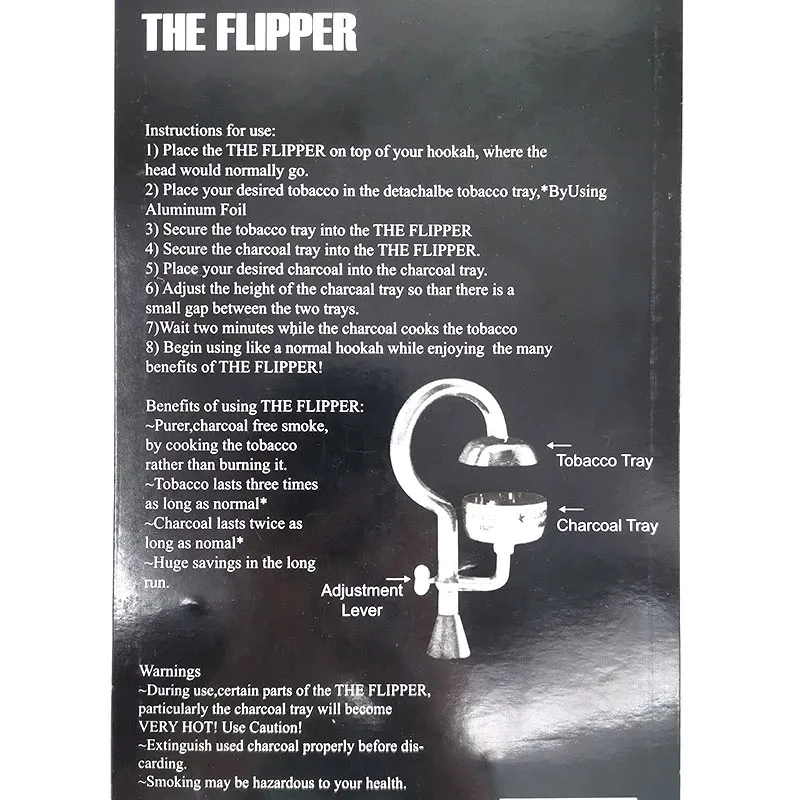 Hookah Flip Inverted Stainless Steel Hookah Bowl Saving Coal Clean