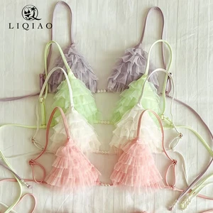 2026 New Trend Ruffled Tie Two-Piece Bikini  European & American Style Custom Womens Swimwear with OEM/ODM One Stop Service