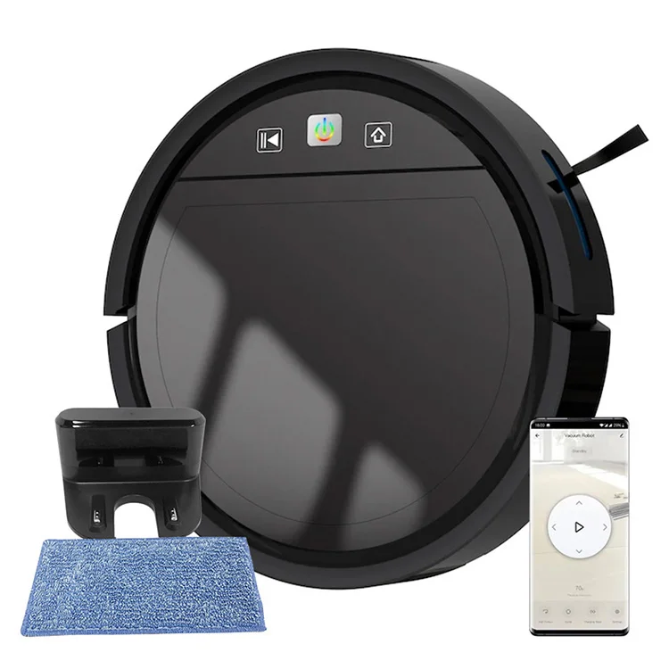 2024 Smart Route Planning Sweeper Robot Tuya APP Wifi Alexa Voice Control 2500Pa Strong Suction Vacuum Robot Cleaner