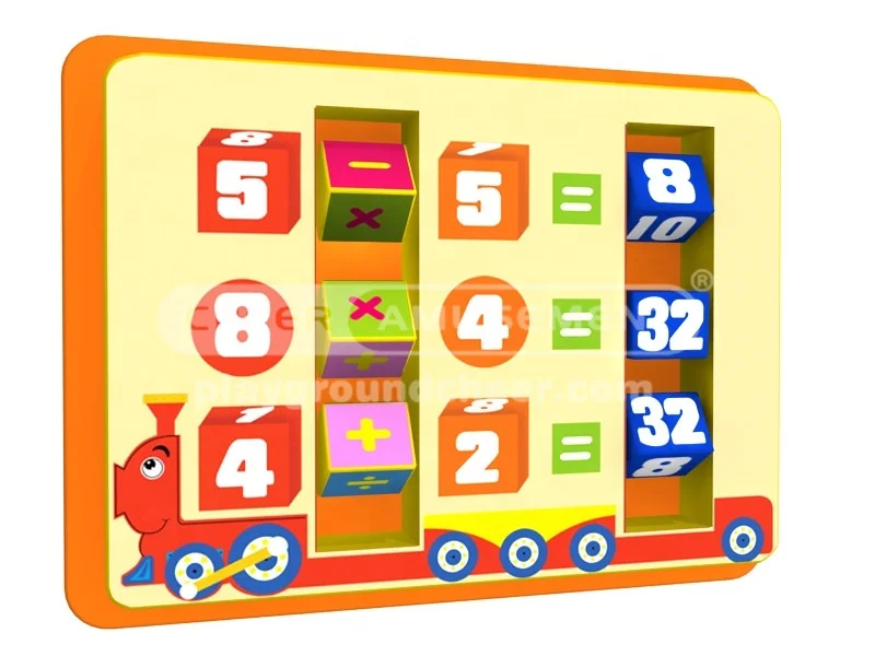Настенная игровая панель, арифметическая панель для образовательных игрушек от 3 до 15 лет, 80 куб. См х 60 куб. См, мягкое покрытие CN;JIA Cheer Amusement