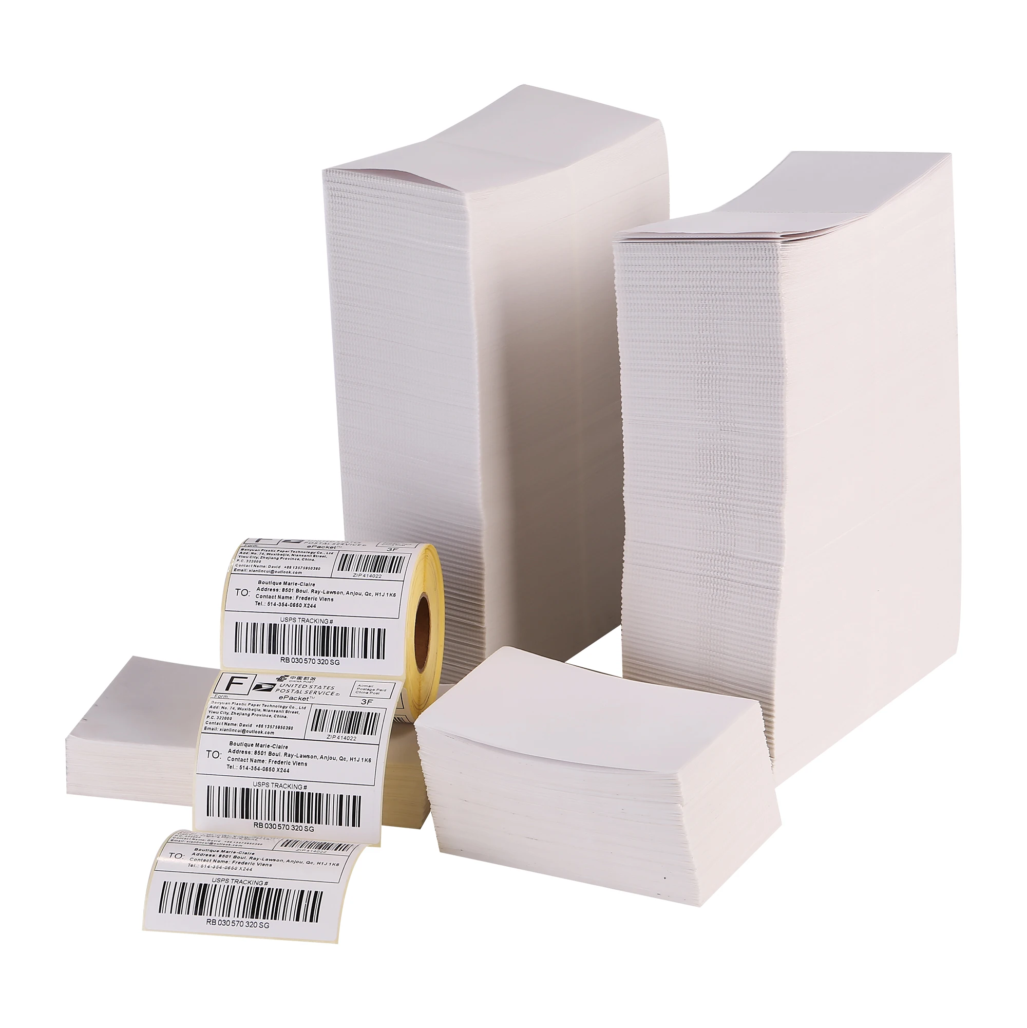 Eco-Friendly Adhesive Customized Label Sticker for Food Plastic Clamshell Packaging