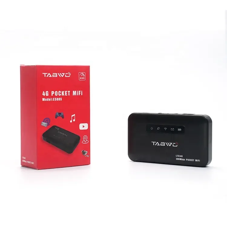 Universal 4G Sim Router TABWD E5885 4G LTE Pocket Wifi Mini Router with Ethernet Port 300Mbps VS MF6875
