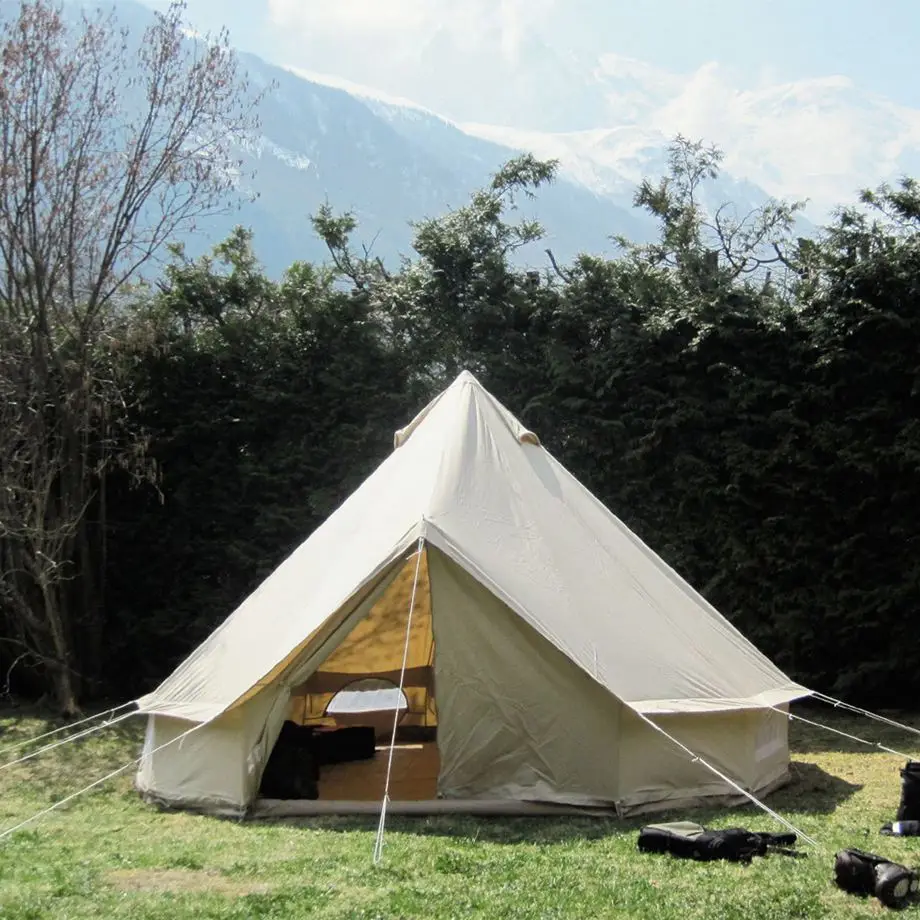 Wholesale Cheap Price Safari Tent - 4M Bell Tent for Glamping