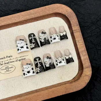 Original Cute Short Duckbill Milk French Cartoon Hand-Worn Armor Finger Application