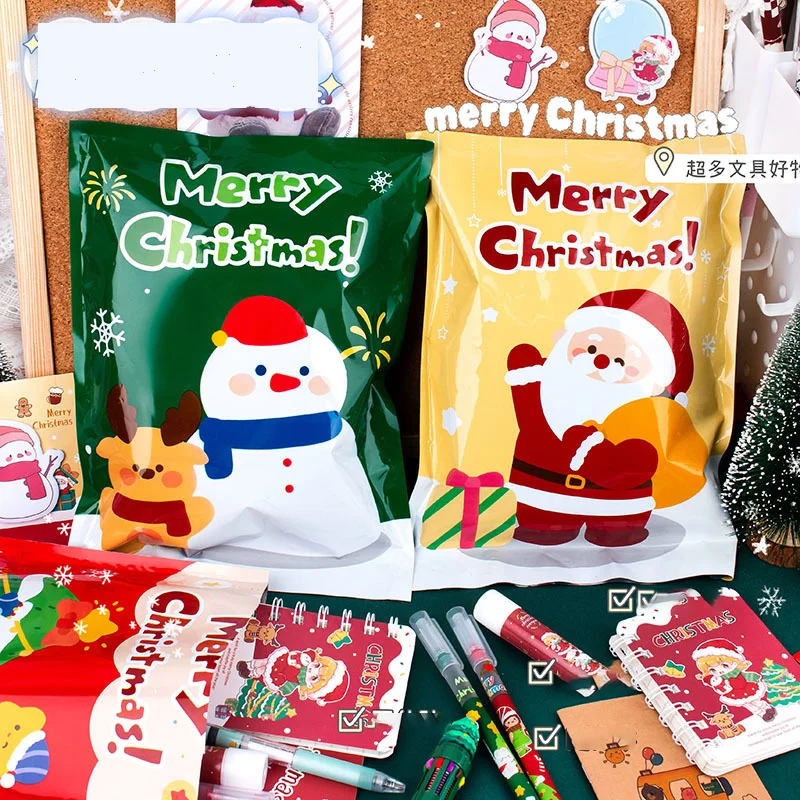MOKA Christmas Stationery Gift Pack Blind Box Planning Gift Box Set Kawaii Sticker Stationery Set for Student Gift