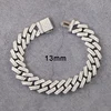 Pulsera de plata de 13 mm.