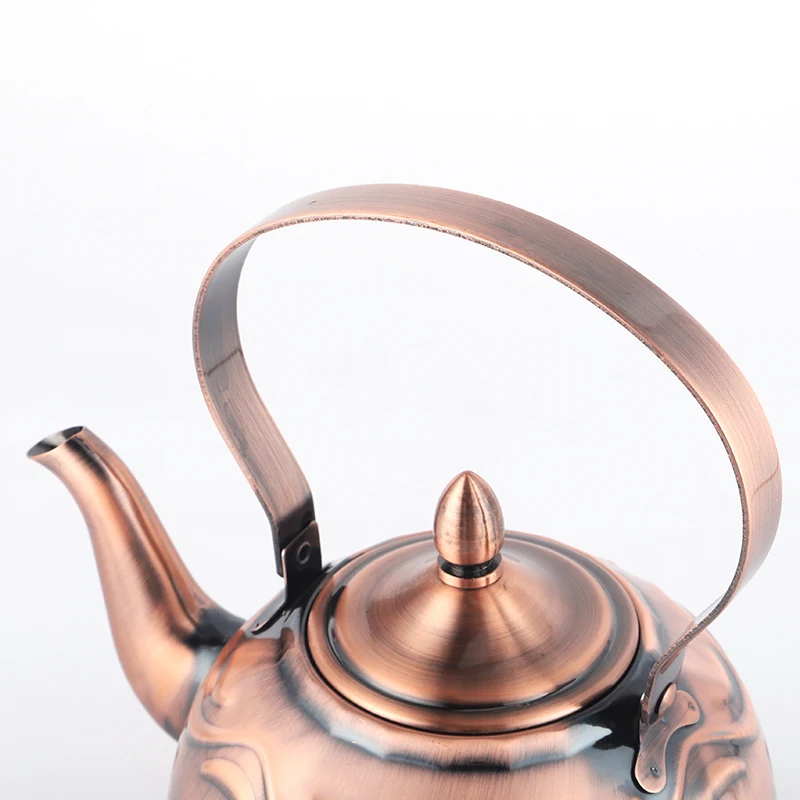 Чайник из нержавеющей стали, чайник для кипячения воды, новый дизайн, чайник для чайника в стиле ретро