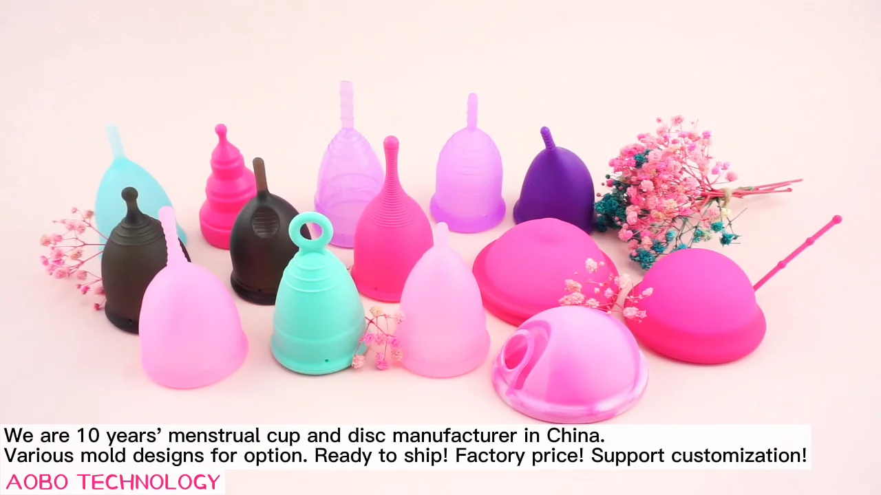 Iso 13485 100% Medical Grade Silicone Menstrual Cup Customizable ...