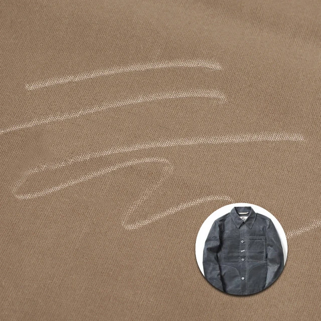 Fabric Woven Plain Dyed Carded Custom Cotton Water Repellent Waxed Canvas 100 Cotton Eco