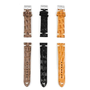 OEM/ODM  Crocodile Pattern High-Quality Material Genuine Leather Strap Perfect for  Luxury and Dress Watches Customizable Sizes
