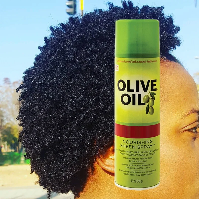 Olive Oil Hair Spray Fiber Holding Heat Protectant Spray For Hair