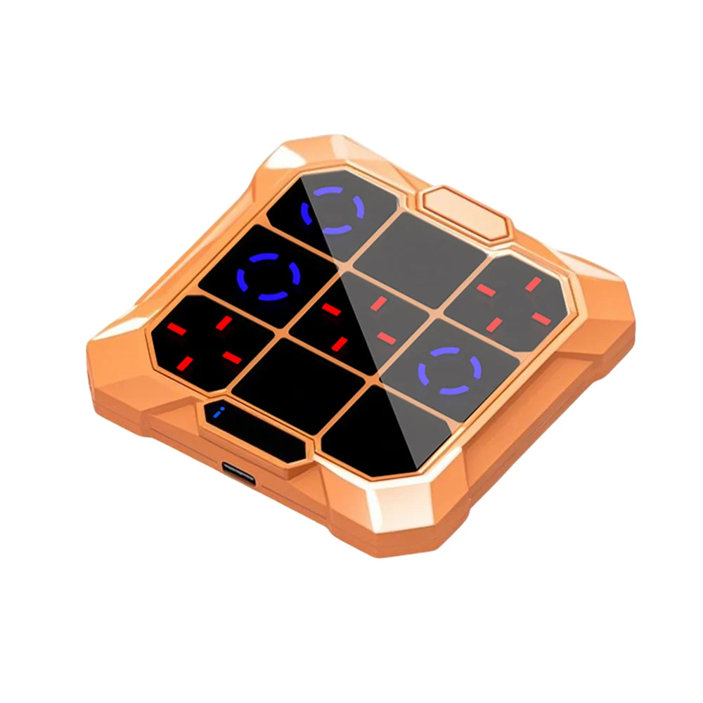 6-in-1 Electronic Handheld Puzzle Game Console Portable Tic Tac Toe Sudoku for Kids Educational Travel Toy Made Durable Plastic