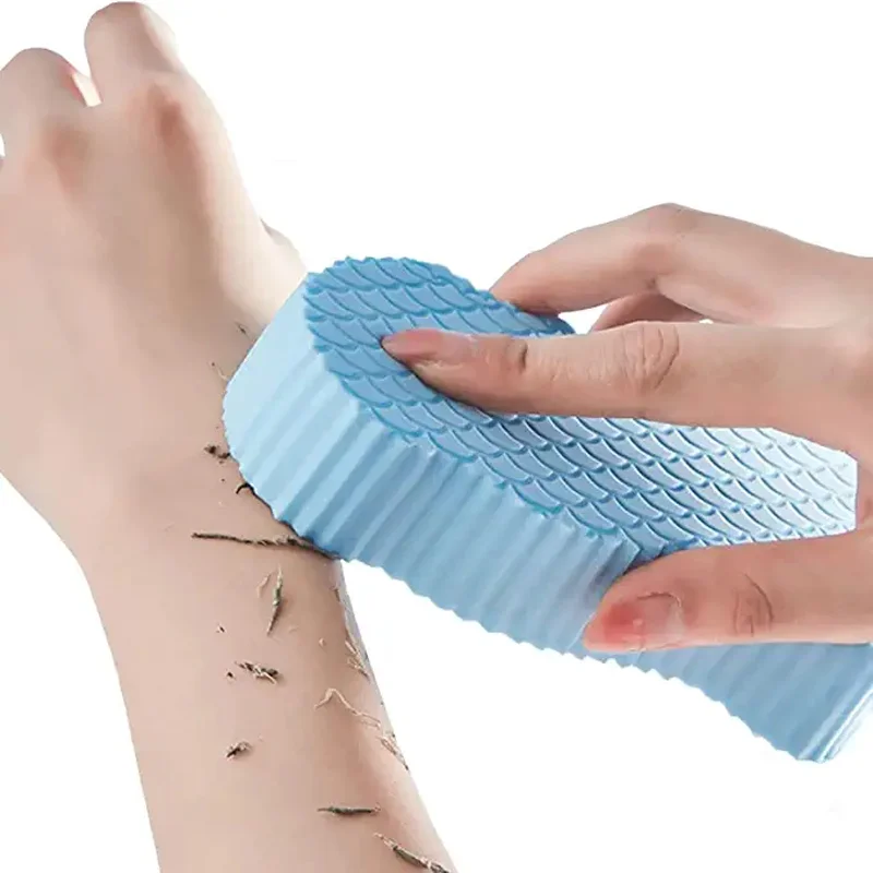 Мягкая отшелушивающая губка для ванны, губка для удаления грязи, губка для душа, спа-скраб, отшелушивающая губка для душа, многоразовая