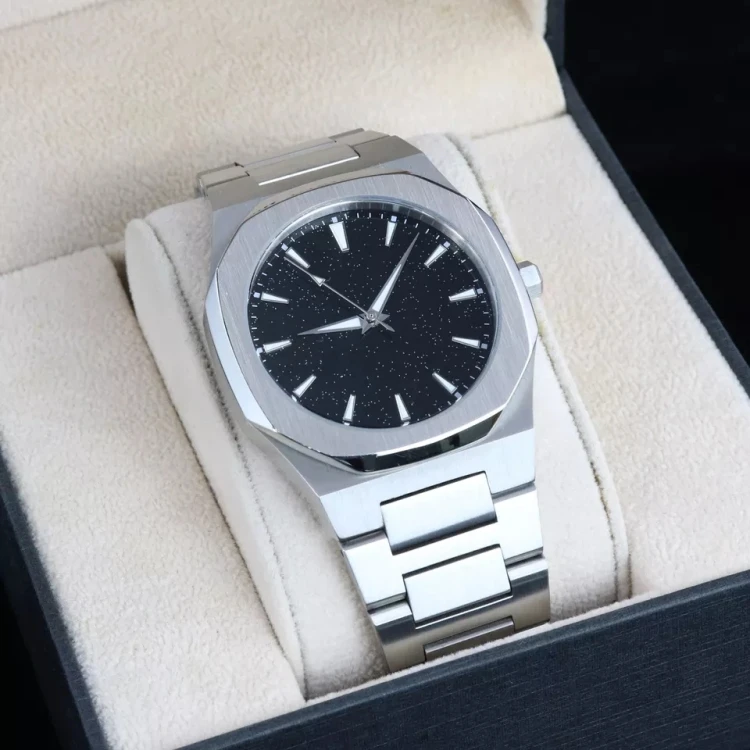 Koshi Watch Factory Custom Your Logo Stainless Steel Bracelet Band Unique Elegant Wrist Watch for Men