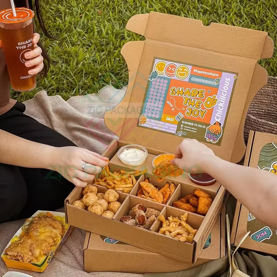 Customizable Fast Food Boxes - Sustainable & Versatile