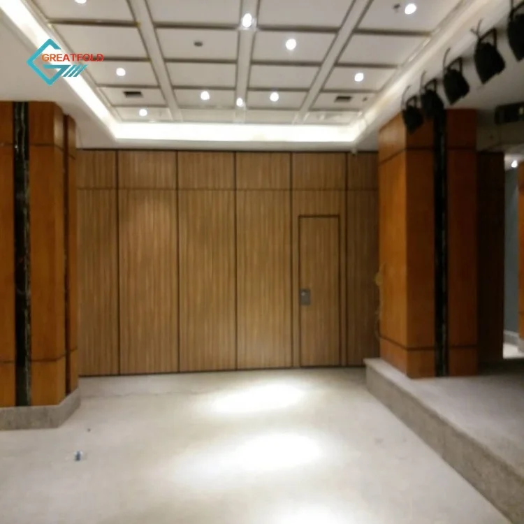 Folding Operable Sliding Movable Soundproof Partition Wall Including Track Hardware Rollers Accessories