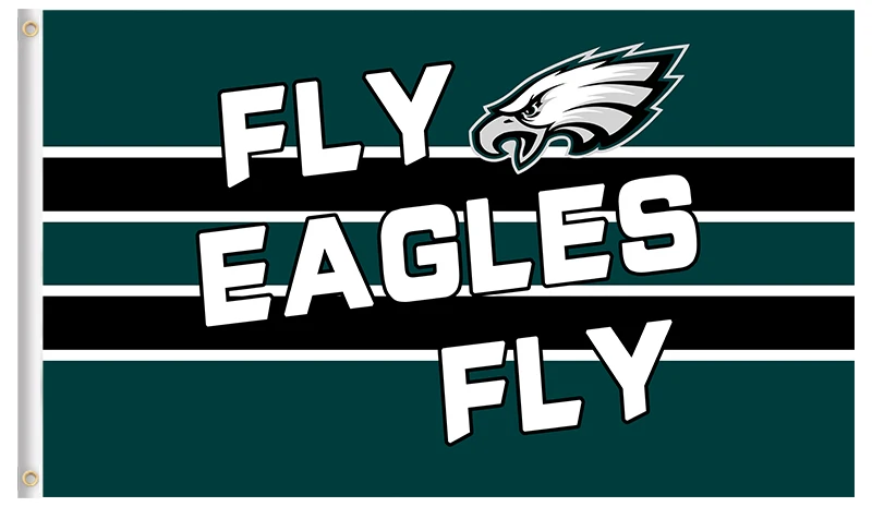 Wholesale Custom 100% Polyester Nfl Team Banner 3*5ft Philadelphia ...
