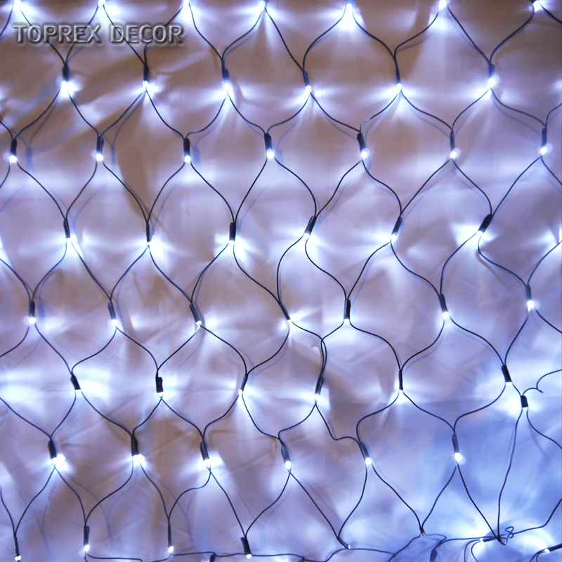 PVC LED Fishing Net Mesh String Light Outdoor Use Decorative Christmas Lighting for Party and Wedding