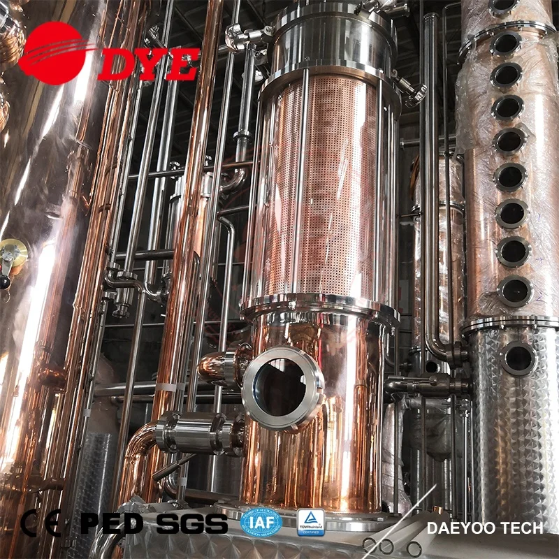 
Дистиллятор спирта на 1000 л, оборудование для фракционной дистилляции, дистиллятор водки на продажу 