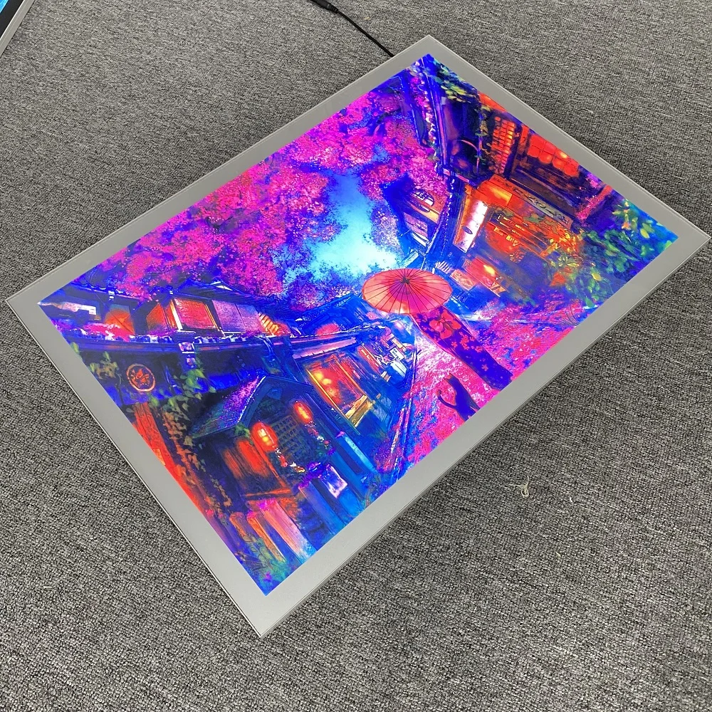 Wall Art Frame Led Light Picture Frame Lightbox A3 A2 A1 A0 Custom ...
