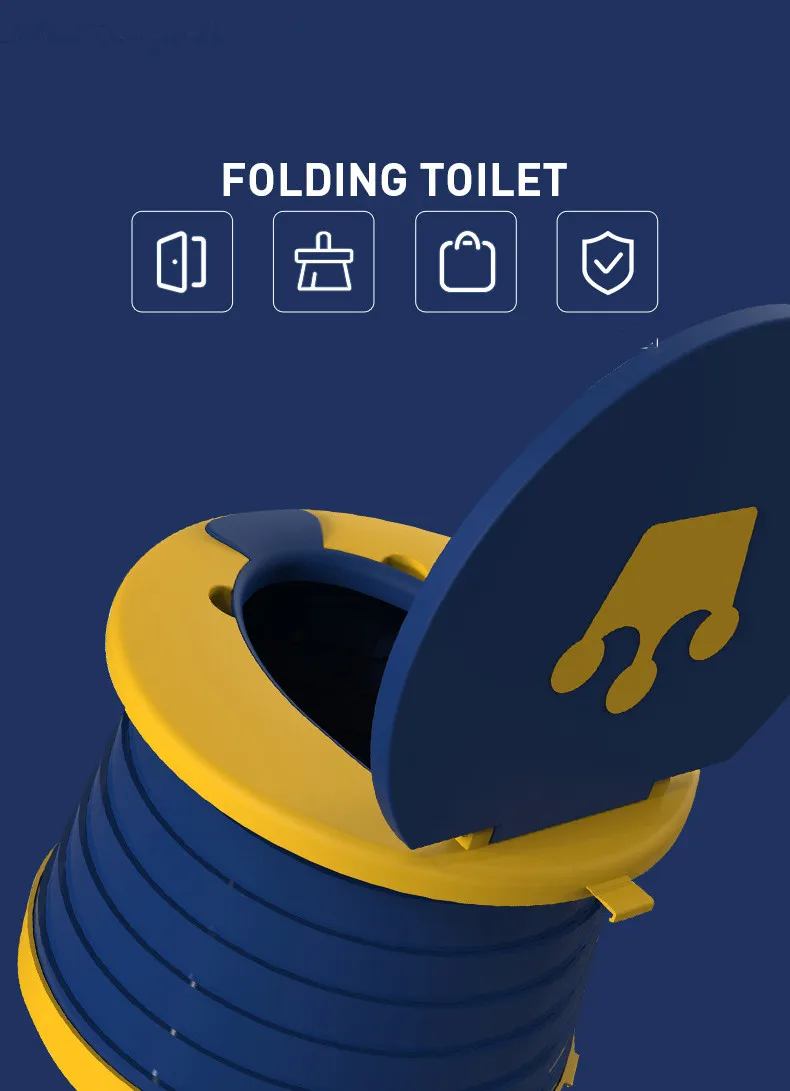 Portable Potty For Kids Toddlers Foldable Travel Potty Training Seat