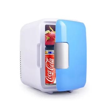 4L 12v electric mirror makeup beauty car operated portable freezer heating and cooling mini refrigerator