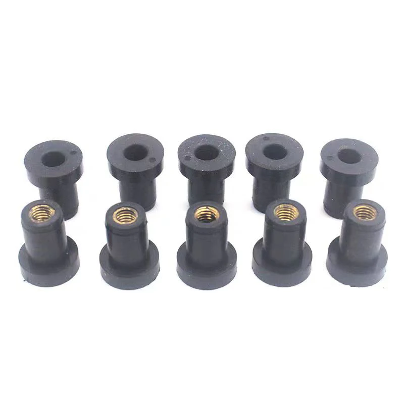 Factory M4 M5 M6 M8 M10 M12 Rubber Products Well Expansion Nut Motorcycle Windscreen Brass Insert Nut Blind Rivet Nut