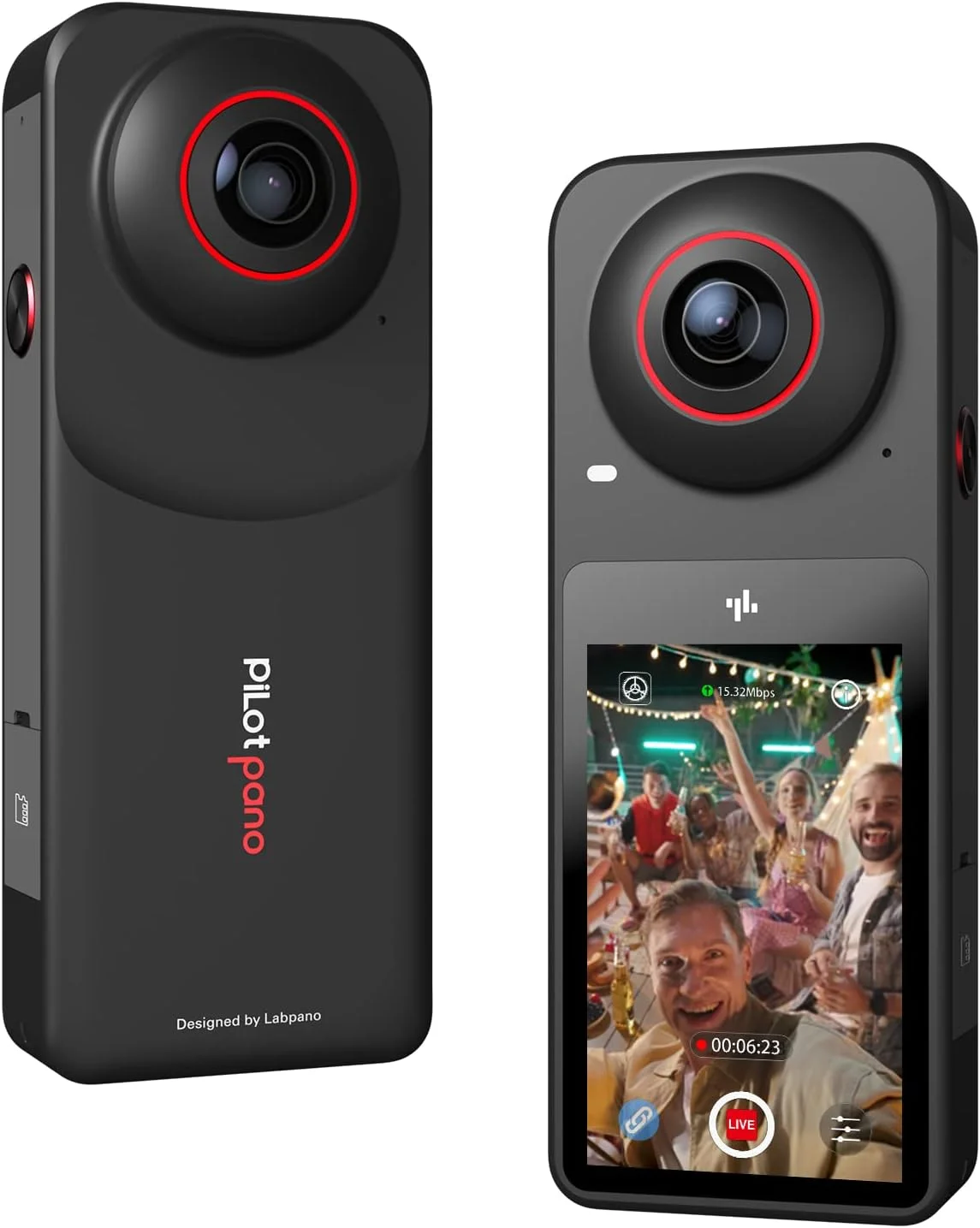 8K Waterproof 360 Degree Action Camera with Live HD Streaming