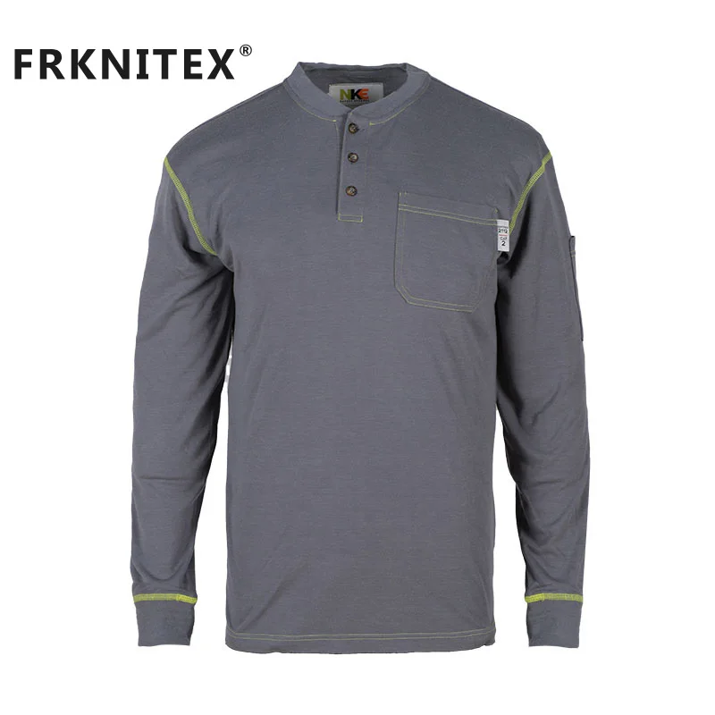 FRKNITEX free shipping NFPA 2112 FR  Long Sleeve safety Shirt