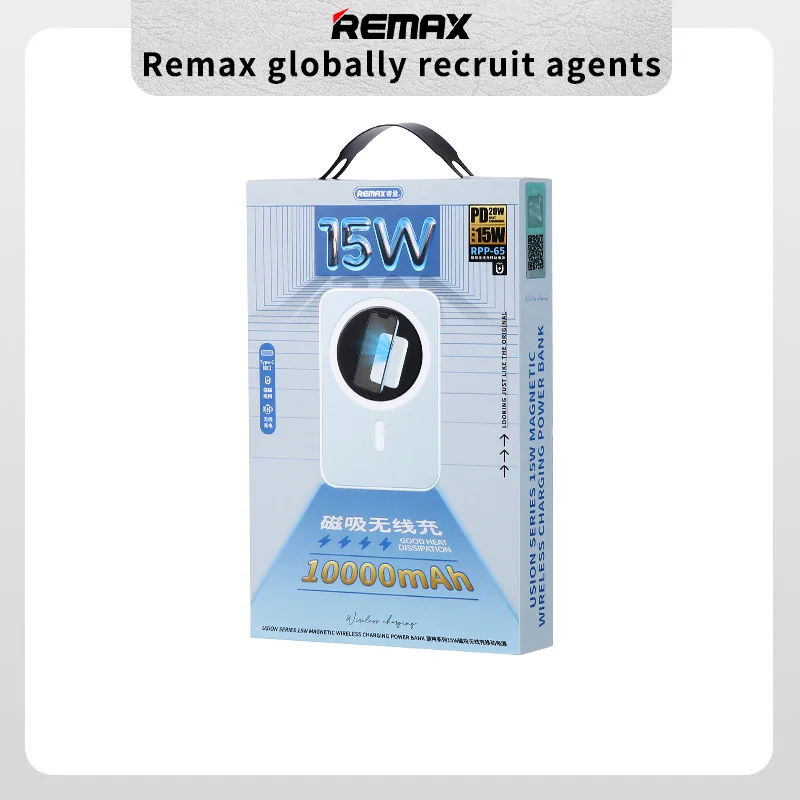 Remax 10000mah Portable Bank Power Powerbank Type C Output Fast ...
