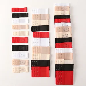 Women's Elastic Soft Bra Extenders Back Buckle Lingerie Strap Extensions for Breasted Band Enlargement Intimates Accessories