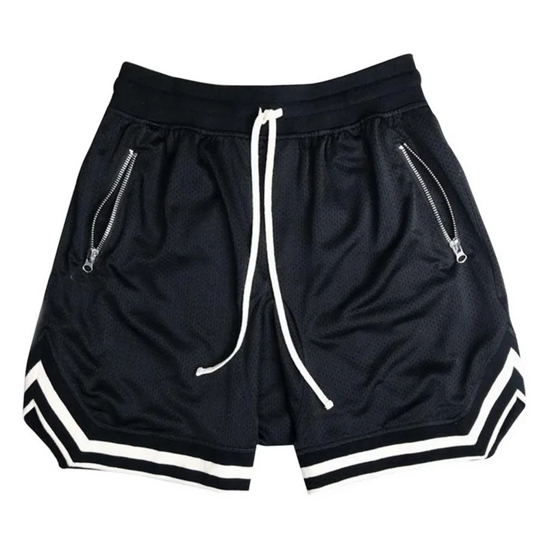 Men's Sports Training Shorts Polyester Running Fiess Gym Men Basketball Shorts403_voghion.com