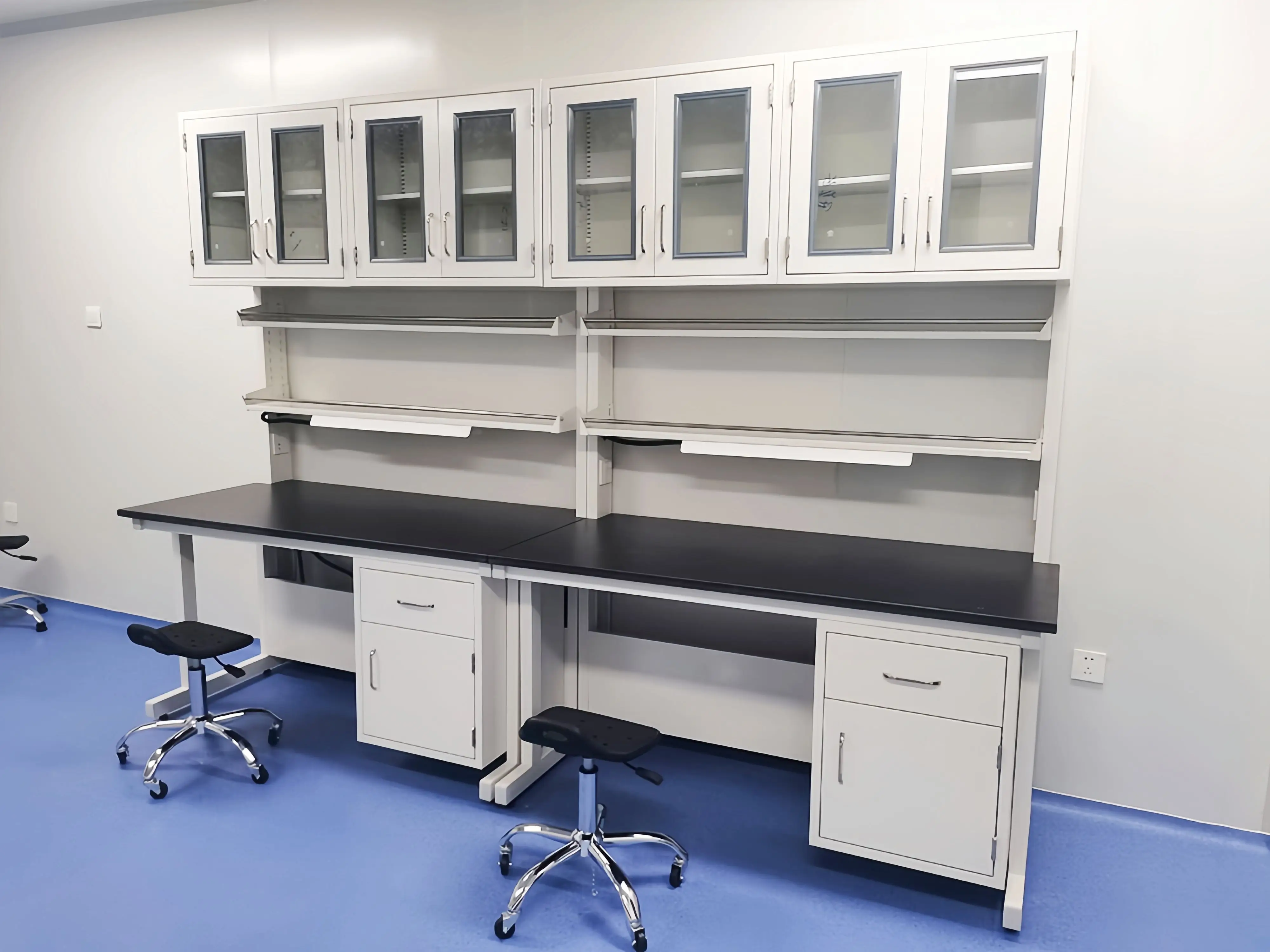 H-frame Modular Workstation Lab Clean Bench Furniture for Science and Medical Side Cosmetic Laboratory Furniture Tables
