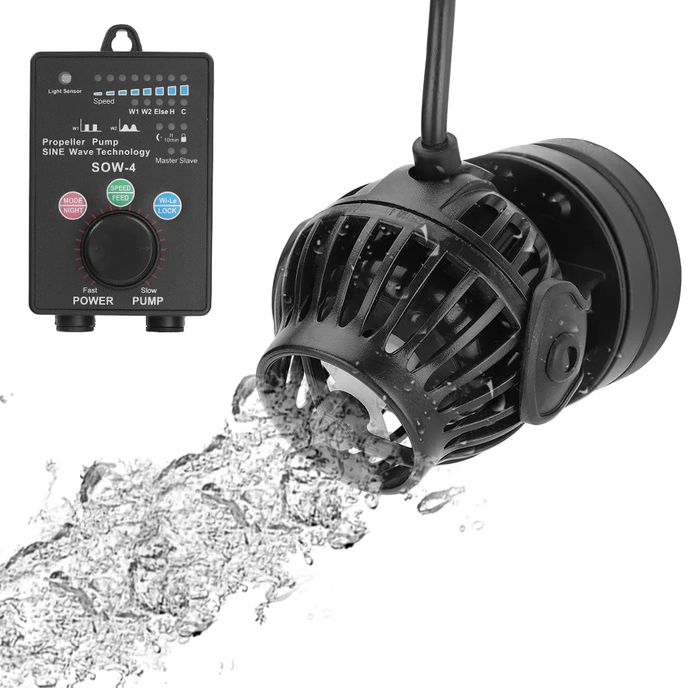 Jebao 110〜240v SOW-4 SOW-8 SOW-15 SOW-20水族館水槽ウェーブ