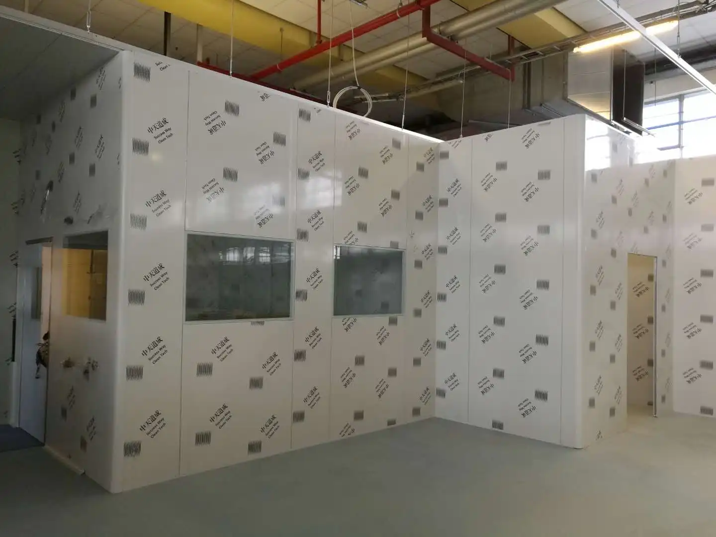 Laboratory Modular Hard Wall ISO 7 Cleanroom Assembly