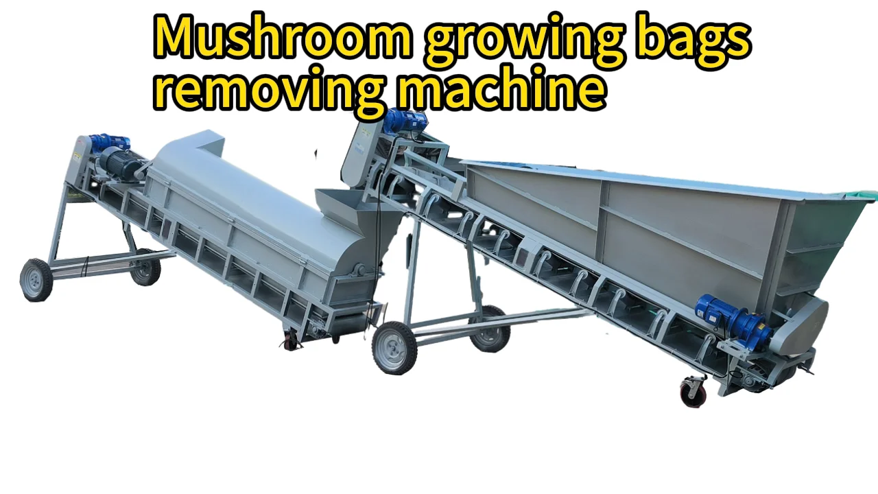 Mushroom Cultivation Equipment Waste Edible Fungus Bag Removing
