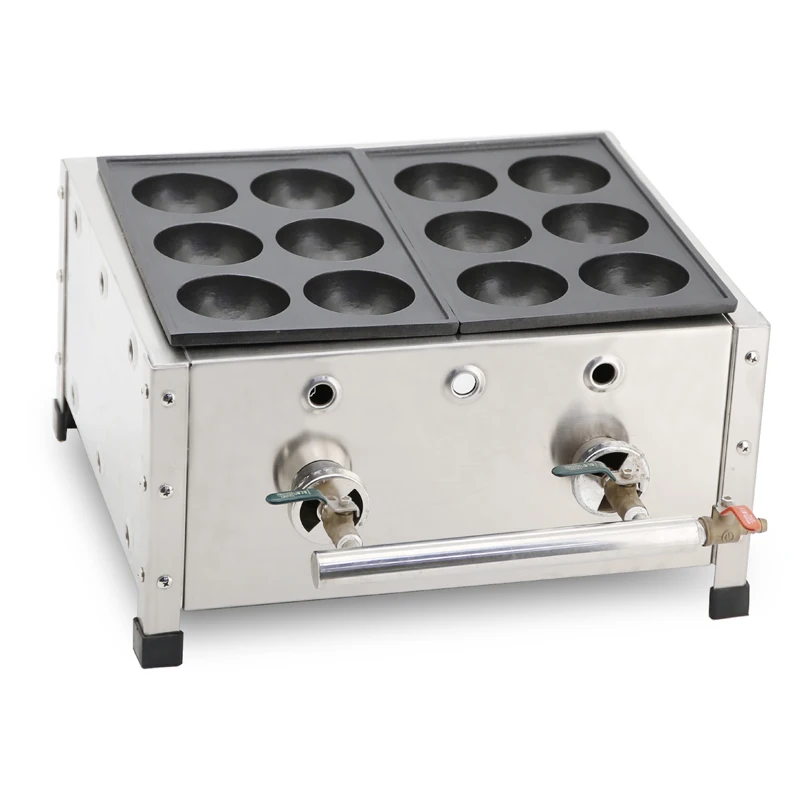 Takoyaki Maker, Premium Octopus Ball Making Machine 18-Grid Kitchen Baking Mold for Making Japanese Takoyaki Octopus Balls, 220-240V(EU