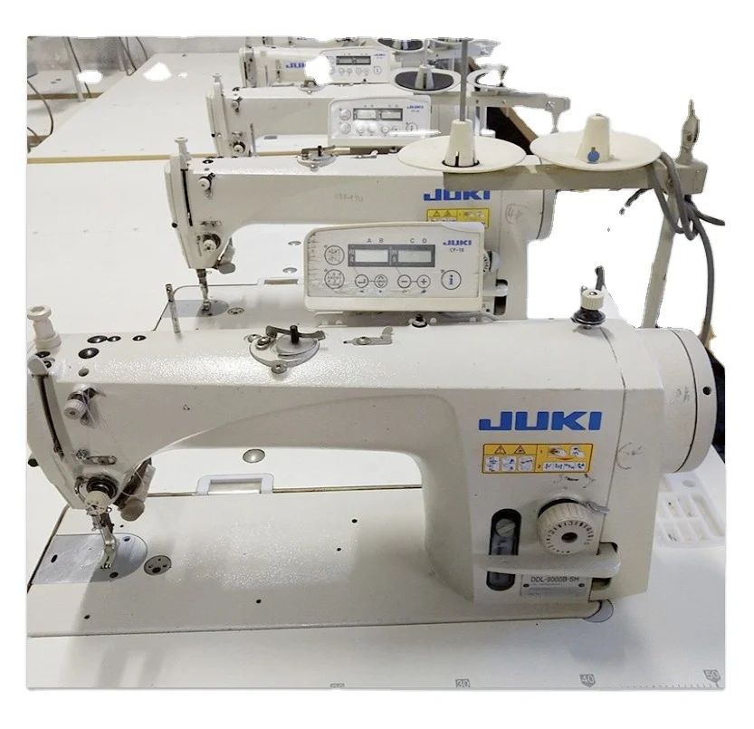 中古JUKIS DDL-9000B本縫シングルニードル自動ミシン工業用