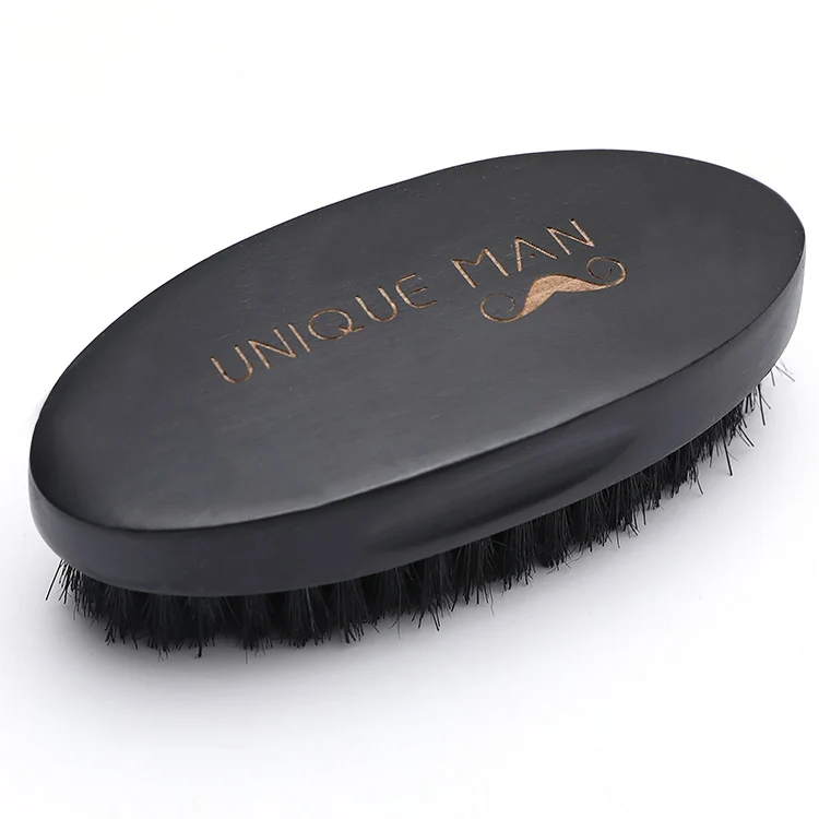 IN STOCK facial cleansing 100% boar bristle hair wooden shaving beard brush.jpg
